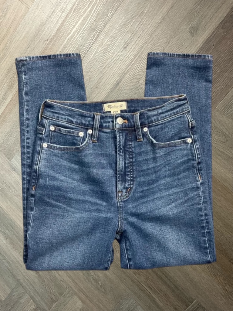 Madewell The Perfect Vintage Jean High Rise Slim Tapered Denim Womens 25 Blue